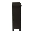 thumbnail image 5 of Weston Home Del Rey Geometric Glass Door Storage Cabinet with Adjustable Shelves, Black, 5 of 8