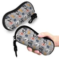 thumbnail image 5 of Zufioo Dog Print Sunglasses Case Tactical Zipper Sunglasses Carrying Case for Men Women, 5 of 6