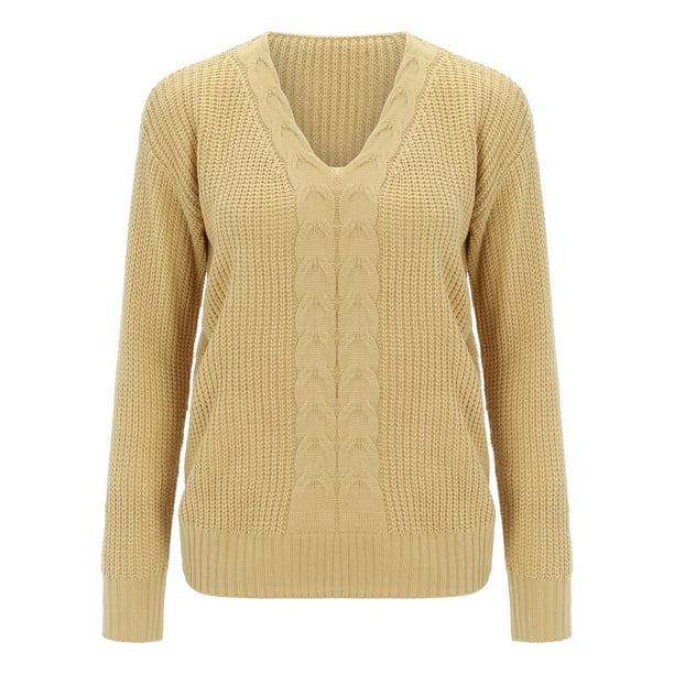 Cream colored 2025 pullover sweater