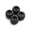 Black, variant on FlatFace G4-D Fingerboard Bearing Wheels Smooth Fast Pro Setup Ride - White