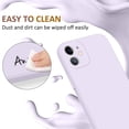 thumbnail image 2 of AmPm for iPhone 11 Case, Soft Silicone Bumper Cover with Microfiber Lining Shockproof Protective Anti-Scratch Case for iPhone 11 6.1 Inch (Navy Blue), 2 of 6