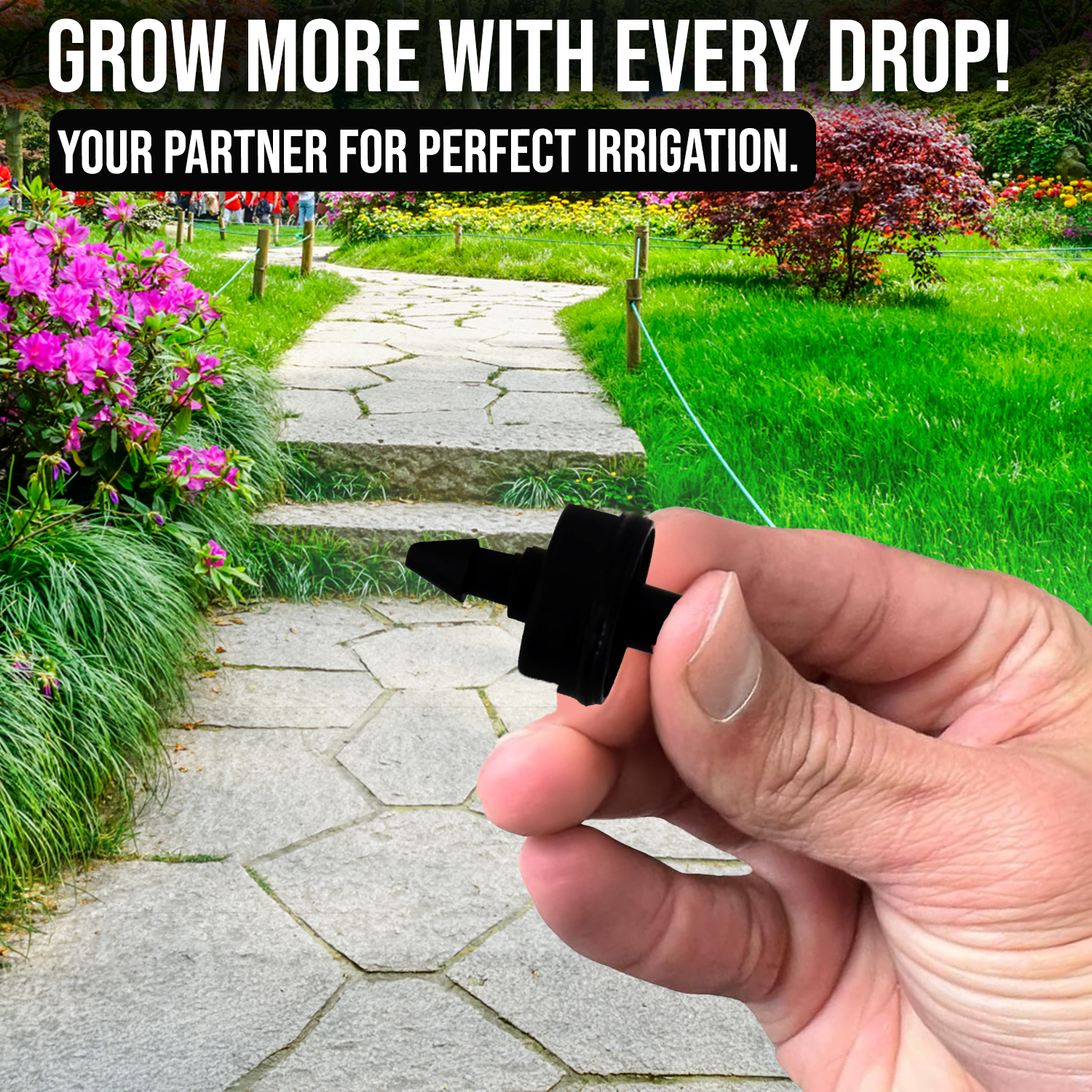 Pack of 25 4.0 LPH DripRack Pressure Compensating (PC)for Drip Irrigation Systems