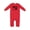 Red, variant on Adorable Now...wait Till I Have a Beard Like Dad Baby Romper Coveralls