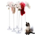 thumbnail image 2 of Palo de juguete para gatos de dibujos animados, varilla de plumas, ratón de juguete con Mini campana, atrapasueños, juguete interactivo para gatos, gatito, игрушки для кошек Tan Jianjun unisex, 2 of 2