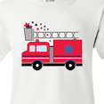 thumbnail image 4 of Inktastic 4th of July Firetruck with Red and Blue Stars Youth T-Shirt, 4 of 5