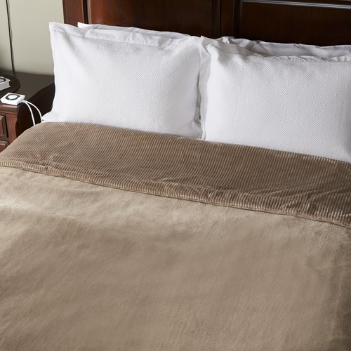 Berkshire Blanket Heated Blanket with Intellisense - Spa Blue - Walmart.com