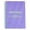 Purple, variant on 1 Pc Wrist-Friendly Soft Ring Notebook, A5 Refillable Loose Leaf Journal 5.7 x 8.07 Inches, 120 Pages College Ruled Ink Proof Lined Notepad, Pastel Green