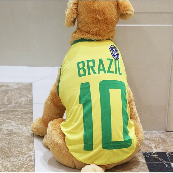 Dog Medium-sized Dog Spring and Summer Mesh Vest World Cup 8 Pairs of Basketball Uniforms Clothes Dog Clothes Pet Acessorio