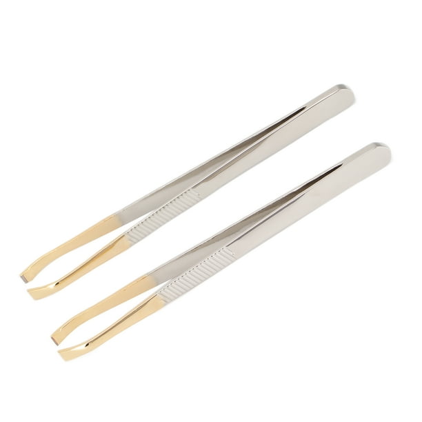 Pinzas para mujer, 2 piezas Pinzas para cejas Pinzas para cejas para mujer Pinzas Solución innovadora