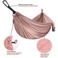 thumbnail image 2 of Gold Armour Camping Hammock - Extra Large Double Parachute Hammock - Rose Gold, 2 of 3