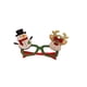 thumbnail image 1 of Gafas de fiesta con purpurina navideña, decoración navideña, gafas de disfraz, montura de gafas de f Abody Lentes, 1 of 7