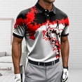 thumbnail image 4 of Fnnxeal Mens Polo Shirts Collared Golf Graphic Summer Short Sleeve Casual Polo Red Shirts for Men Size 4XL, 4 of 5