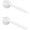 2, variant on 1 Teaspoon 5 mL Plastic Long Handle, Kitchen Tools Measure, Scoop for MeasuringProtein, Coffee, , Spices, Grains, and Other Dry Goods (1Teaspoon, 5 mL)