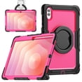 thumbnail image 2 of for Samsung Galaxy Tab S11 Ultra Case 14.6 inch, 360 Rotating Shockproof Cover with Stand, Handle, Shoulder Strap (SM-X930/X936B), Rose Panel, 2 of 7