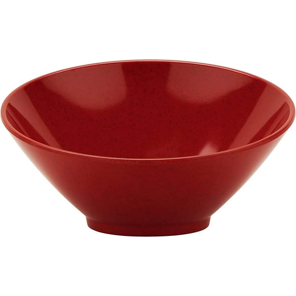 G.E.T. B-792-RSP Angled Cascading Serving Bowl for Salads, Rice and Dessert, 24 Ounce / 9.25", Red