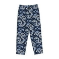 thumbnail image 4 of Naloa Dragon Print Women’s Ultra-Soft Comfy Pajama Lounge Pants with Pockets & Drawstring, 4 of 8
