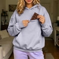 thumbnail image 2 of Shadoumai Pet Pouch Hoodies Unisex With Pockets Oversized Sweatshirts Outside Puppy Holder Sweatshirts Cat Hoodie, 2 of 6