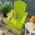 thumbnail image 3 of Costway Patio Kids' Adirondack Chair Seat Weather Resistant for Ages 3-8 Green, 3 of 7