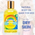 thumbnail image 3 of Rainbow Drops Kids Natural Body Oil - 4 oz by LatherGreen, 3 of 12