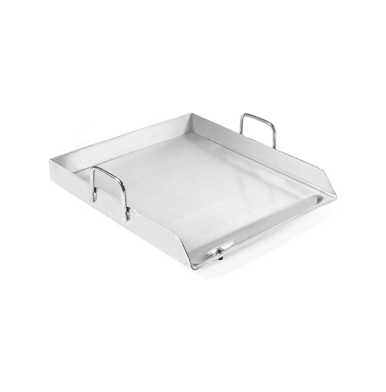 Heavy Duty 18-1/2 in x 18-1/2 in Stainless Steel Griddle Grill Comal Plancha for Single Burner