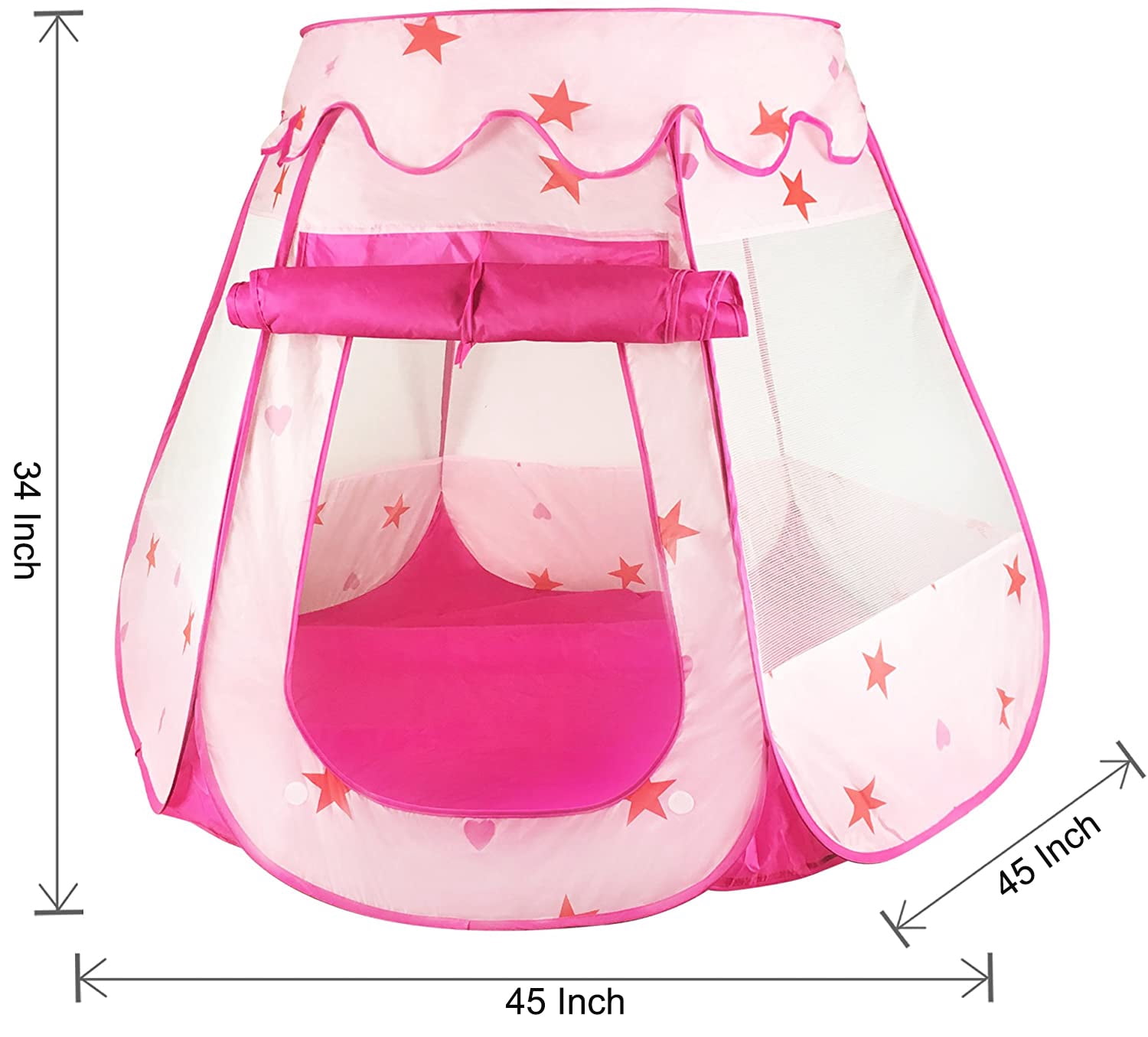 Kids Play Tent Pop Up Tent for Girls Princess Princess Castle Large Playhouse Indoor Outdoor Foldable popup Dream CastleTent Gift for 5 6 7 8 Girls