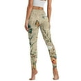 thumbnail image 2 of Renewold Butterfly Flower Vintage Womens Yoga Pants with Pockets High Waisted Womens Leggings Fashion Exercise Yoga Leggings Lightweight Activewear Printed Ankle Leggings, S, 2 of 8