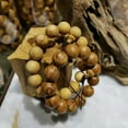 thumbnail image 3 of GKNET 15PCS 0.8mm-1cm Palo Santo Wood Beads Original Inspired Personal DIY Bracelet-1.0mm, 3 of 6