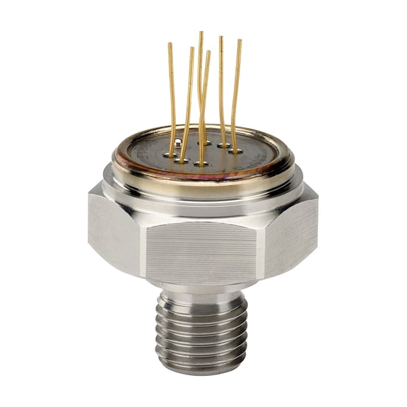 NOSHOK Pressure Sensor Capsules, 0 to 1 MPa Gauge, 7/16-20 Male SAE-4, Uncompensated, Pack of 1