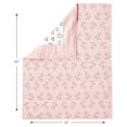 thumbnail image 6 of Little Star Organic Pure Organic Cotton Crib Bedding Set, 3 Pc, Pink-Modern Blush, 6 of 11