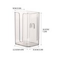 thumbnail image 3 of Yialzm Transparent Wall Mounted Bathroom Tissue Box Non Punching Easy Refill Acrylic Organizer for Kitchen and Bathroom Multi Purpose Toilet Paper Storage 150, 3 of 7