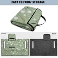 thumbnail image 4 of Xoenoiee Green Golf Clubs Print Golf Cart Seat Covers, Comfort Golf Cart Seat Towel Blanket with 4 Front Pockets, Golf Cart Seat Protector Fits EZGO, Yamaha, Club Car and More 2-Seat Carts, 4 of 7