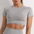 thumbnail image 2 of Womens Summer Tops Lace Shirts for Women Long Sleeve Top Women Satin Tops Summer Womens Fall Long Sleeve Shirts Athletic V Neck Shirt Solid Color Dress Top with Lace on Clearance Grey L, 2 of 6