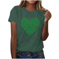 thumbnail image 2 of Women's St Patrick's Day T-Shirt Irish Shamrock Paddy's Day Graphic Tees Tops, 2 of 8