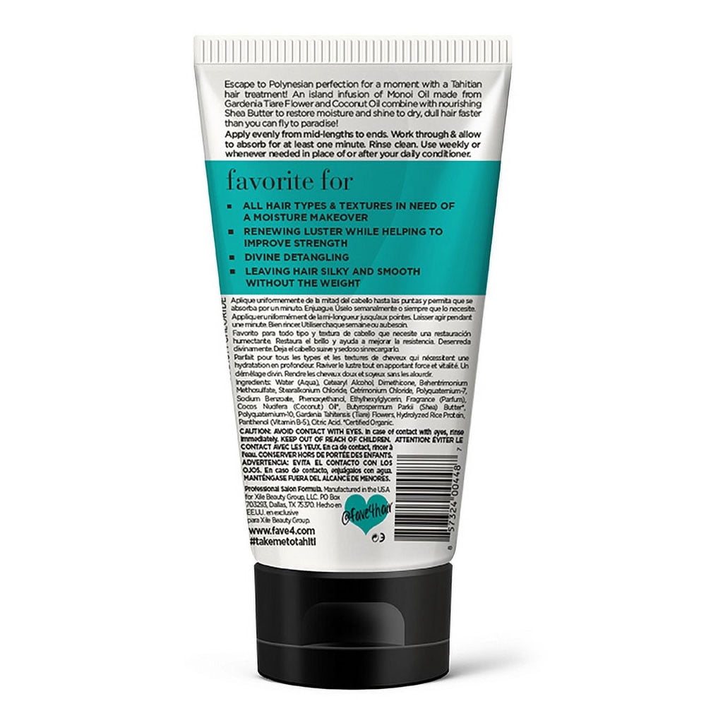 fave4 Take Me To Tahiti - One Minute Moisture Mask 5 oz - Pack of 2