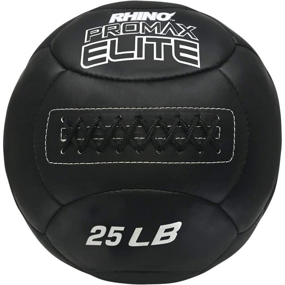 Champion Sports PRX25 Rhino Promax Elite Slam Balls, 25 lb, Soft Shell with Non-Slip Grip, Medicine Wall Exercise Ball for Weightlifting, Plyometrics, Cross Training, & Home Gym Fitness
