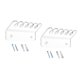 thumbnail image 2 of 2 clips resistentes para cables de cargador, gestión de cables para mesita de noche de oficina y escritorio Claro, 2 of 7