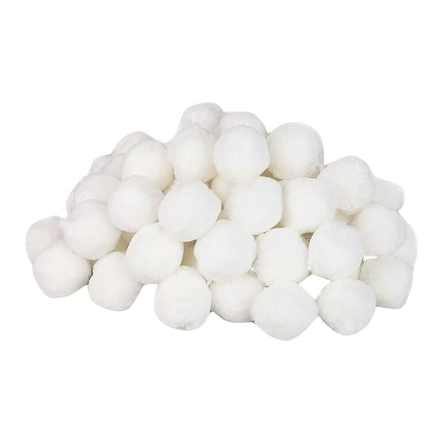 NAOJIE Boules de Filtre pour Piscine pour Filtres à Sable, Boules de Filtre à Sable Réutilisables pour Piscine, Boules de Média de Filtration d'Eau Efficaces pour Piscines, 1,1 Lb