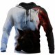 thumbnail image 3 of Nueva sudadera con capucha con estampado 3D de león gráfico para hombre, sudadera con capucha de manga larga, sudadera con capucha con bolsillo frontal y estampado de primavera, 3 of 5