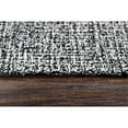 thumbnail image 2 of Alora Decor London 6'6" x 9'6" Tweed Black/White/Gray/Rust/Blue Area Rug, 2 of 3