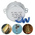 thumbnail image 3 of Motor síncrono de CA 25-3RPM 100-127V Motor síncrono Aleación de aluminio Latón PVC 4W para calentador ANGGREK Otros, 3 of 8