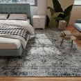 thumbnail image 3 of Socofuz 5x7ft Washable Rug for Bedroom, Soft Accent Rugs Vintage Inspired Low Pile Carpet for Living Room Dining Room Bedroom Den, 3 of 11