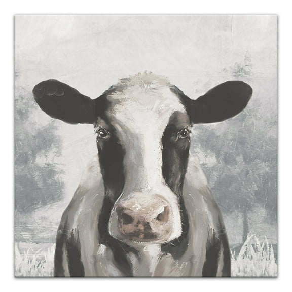 Creative Products Sophisticated Cow 36 x 36 Canvas Wall Art