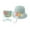 Mint Green, variant on Summer Straw Hat Bag Set Woven Wide Brim Sun Beach Hats with Shoulder Bag Outdoor Outfit Set for Girls Kids