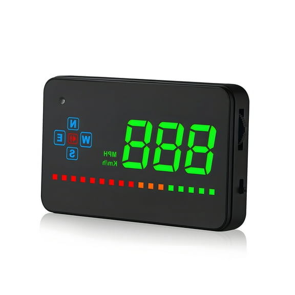 led portable car display gps speed projector car portable universal high-definition hud head-up display