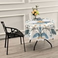 thumbnail image 2 of YAZAOO Round Tablecloth Design Blossom Art Print Pattern Tableclothes, 2 of 8