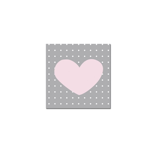 cuadro decorativo pink heart lienzo by suma 1 pieza 90 X 60 CM