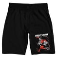 thumbnail image 6 of Harley Quinn XOXO Harley Men's Black Sleep Pajama Shorts-Small, 6 of 7