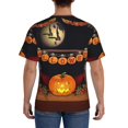 thumbnail image 3 of Qekee Halloween Decoration Classic Fit T-Shirt Men's Shirt Men's Tight Short Sleeves for Exercise, Running, Mountaineering - Halloween Decoration, 3 of 9