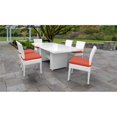 thumbnail image 1 of Miami Table à Manger Patio Extérieur Rectangulaire W / 6 Chaises Sans Bras, 1 of 2