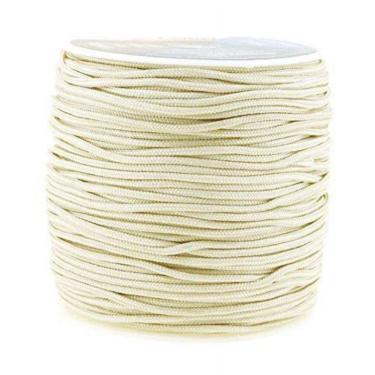 2mm White Nylon Braided Cord String for DIY Picture Hanging Aluminium Blind
